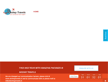 Tablet Screenshot of akshaytravels.com